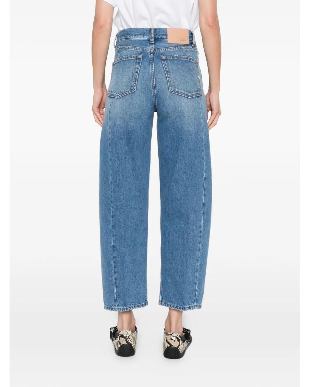 ViCOLO Blue Barrel Jeans