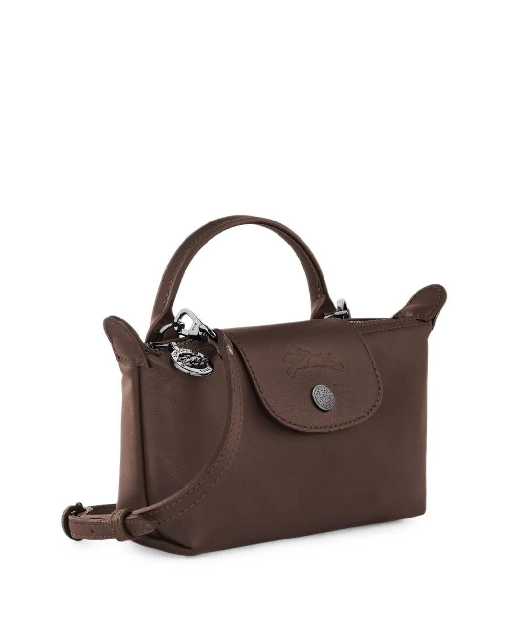 Longchamp Brown Le Pliage Xtra Xs Pouch
