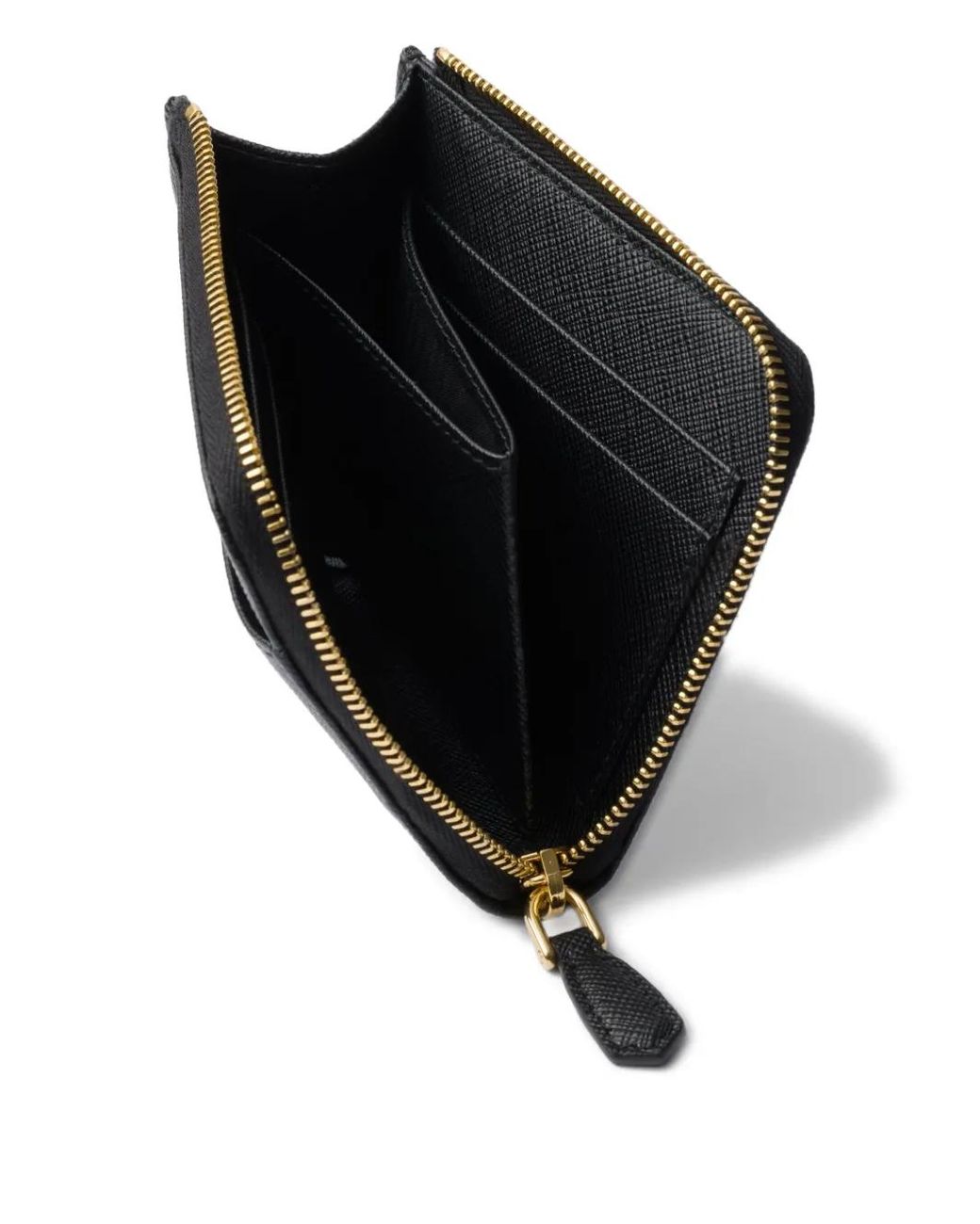 Prada Black Small Logo-Triangle Wallet