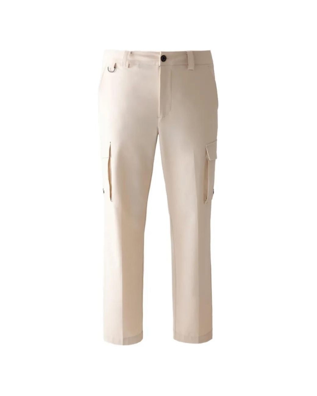 Guess Natural Nylon Cargo Trousers for men