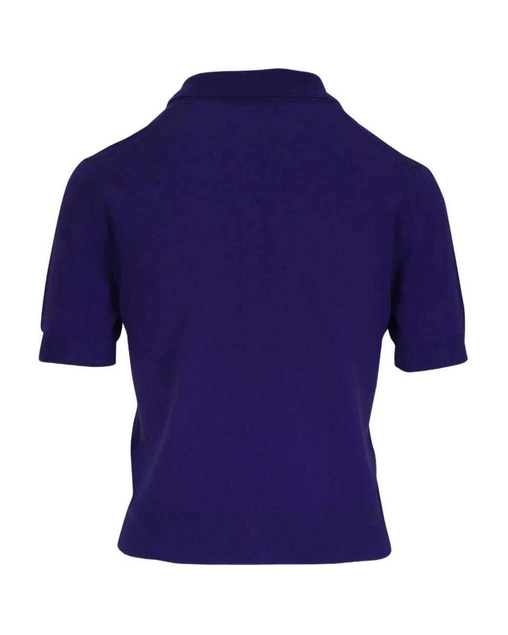 Vince Blue Button-Down Short-Sleeve Top