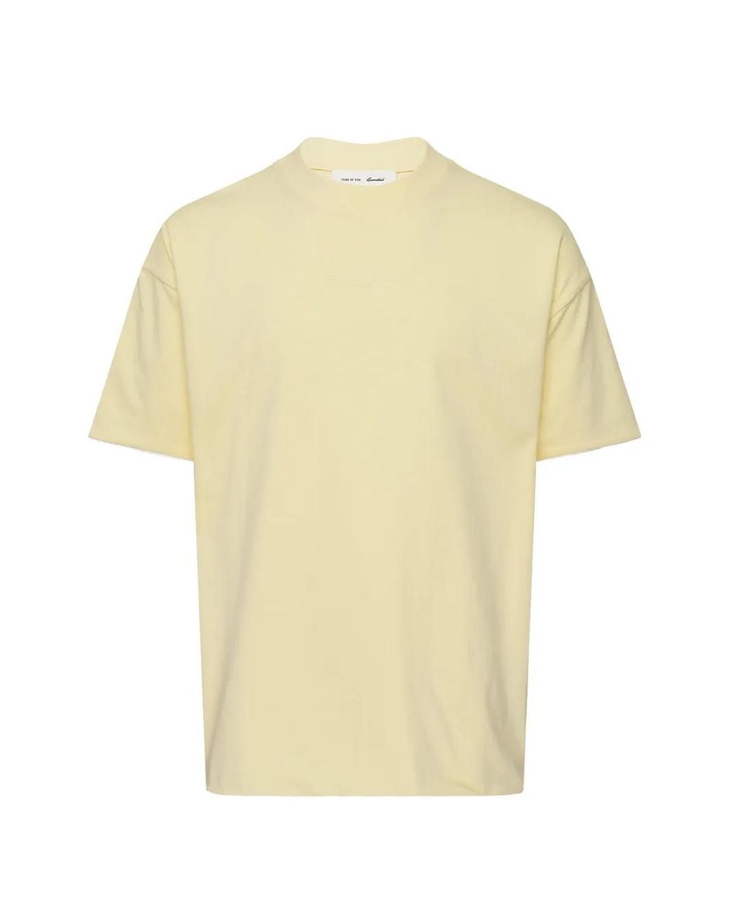 Fear Of God White Dropped-Shoulder T-Shirt for men