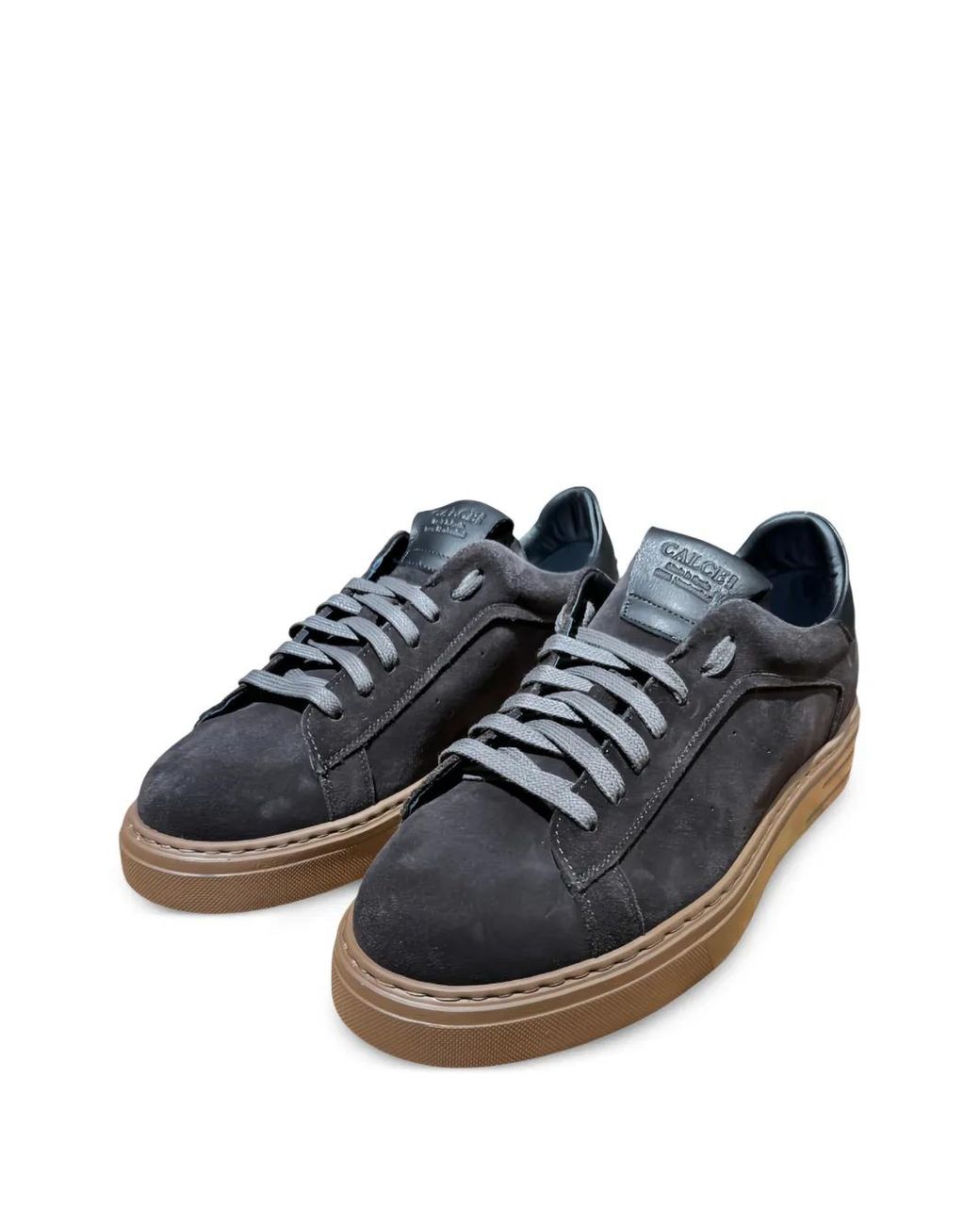 Calce Calce Baskets À Finitions En Cuir in Brown for Men | Lyst