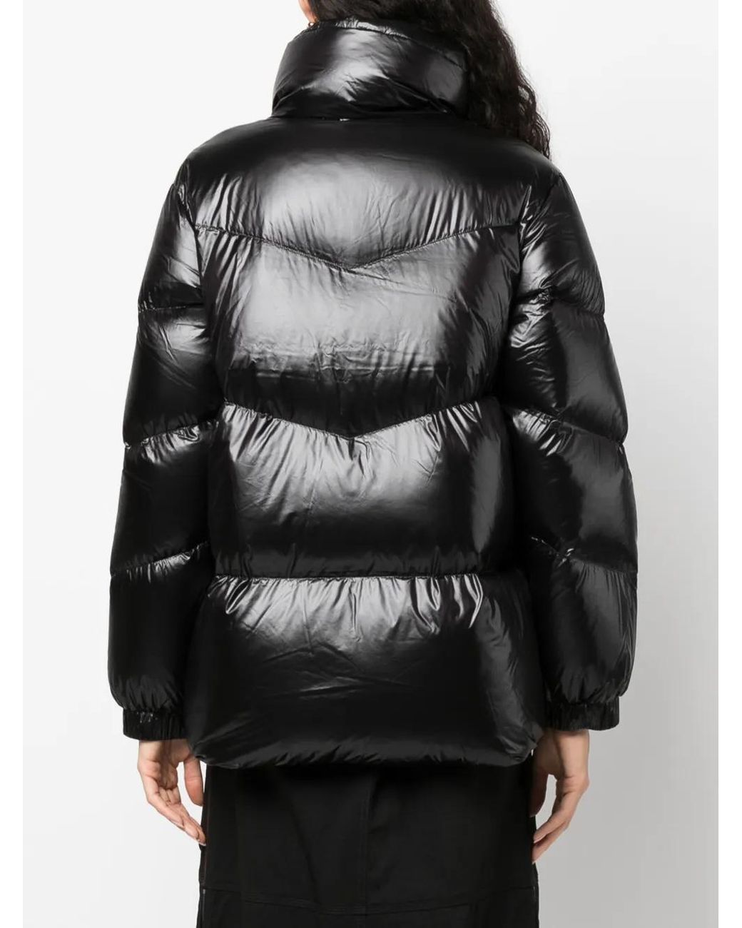 Woolrich Black Aliquippa Quilted Puffer Jacket