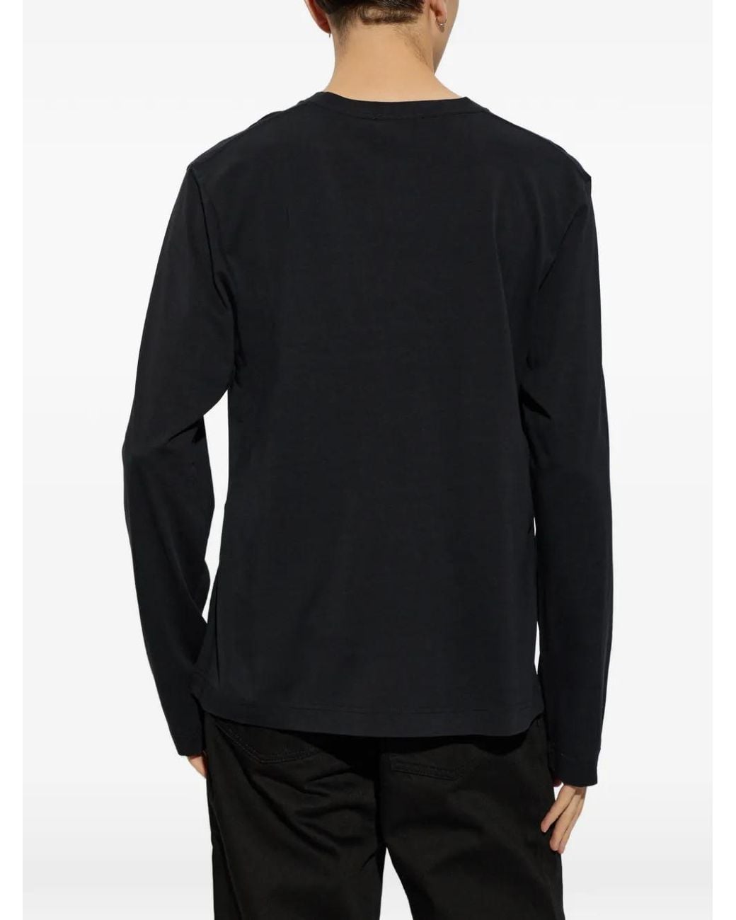 CDLP Black Midweight Long-Sleeve T-Shirt for men