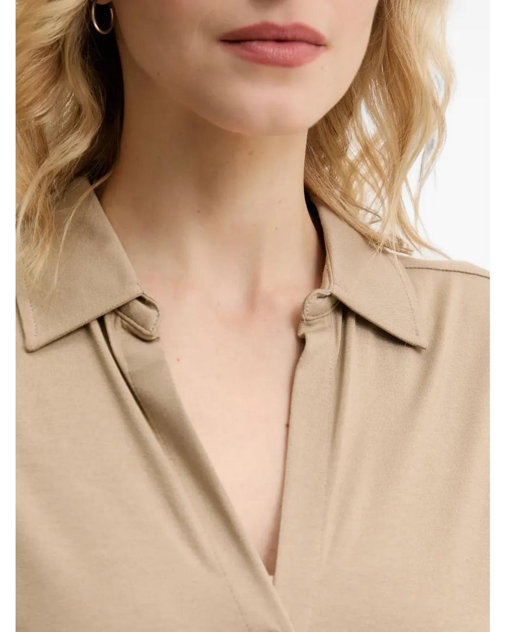 Marc O' Polo Natural Short-Sleeve Button-Down Shirt