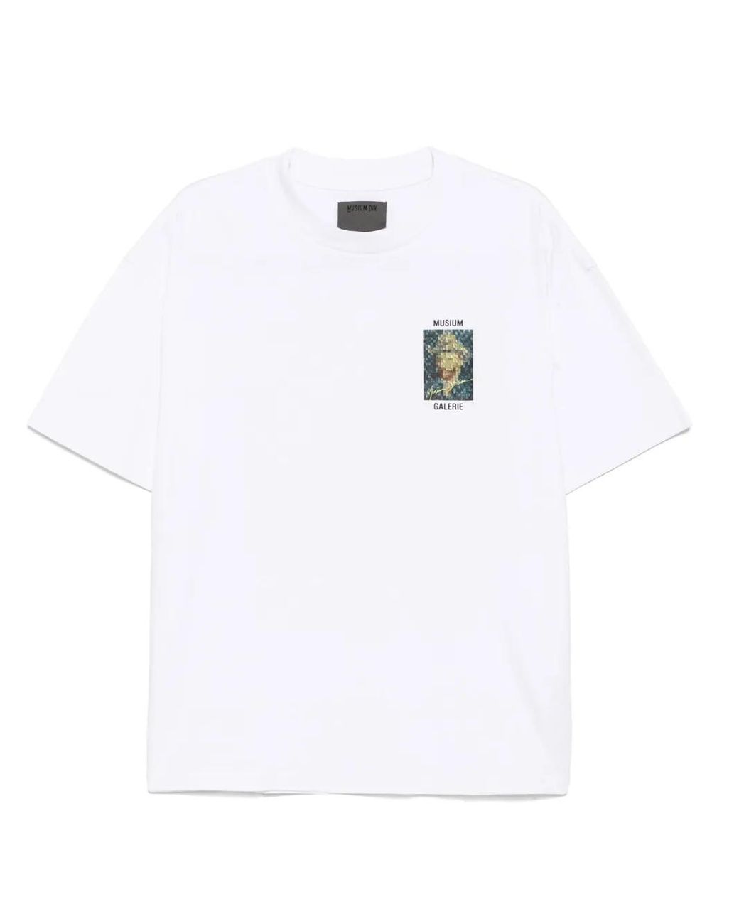 Musium Div. White Graphic-Print T-Shirt for men