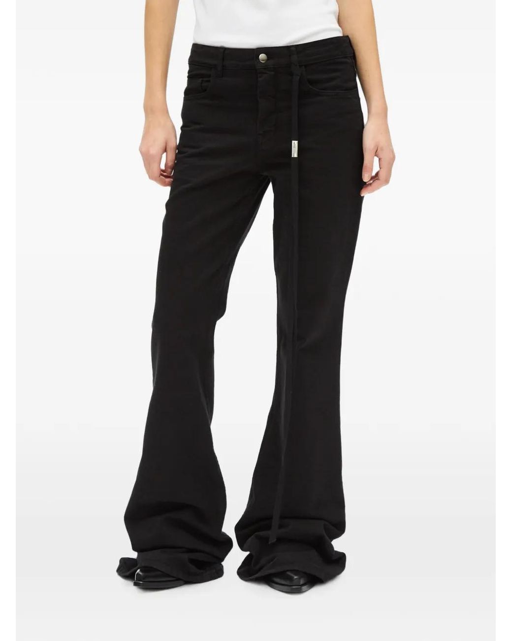 Ann Demeulemeester Black Jean Slim Toos