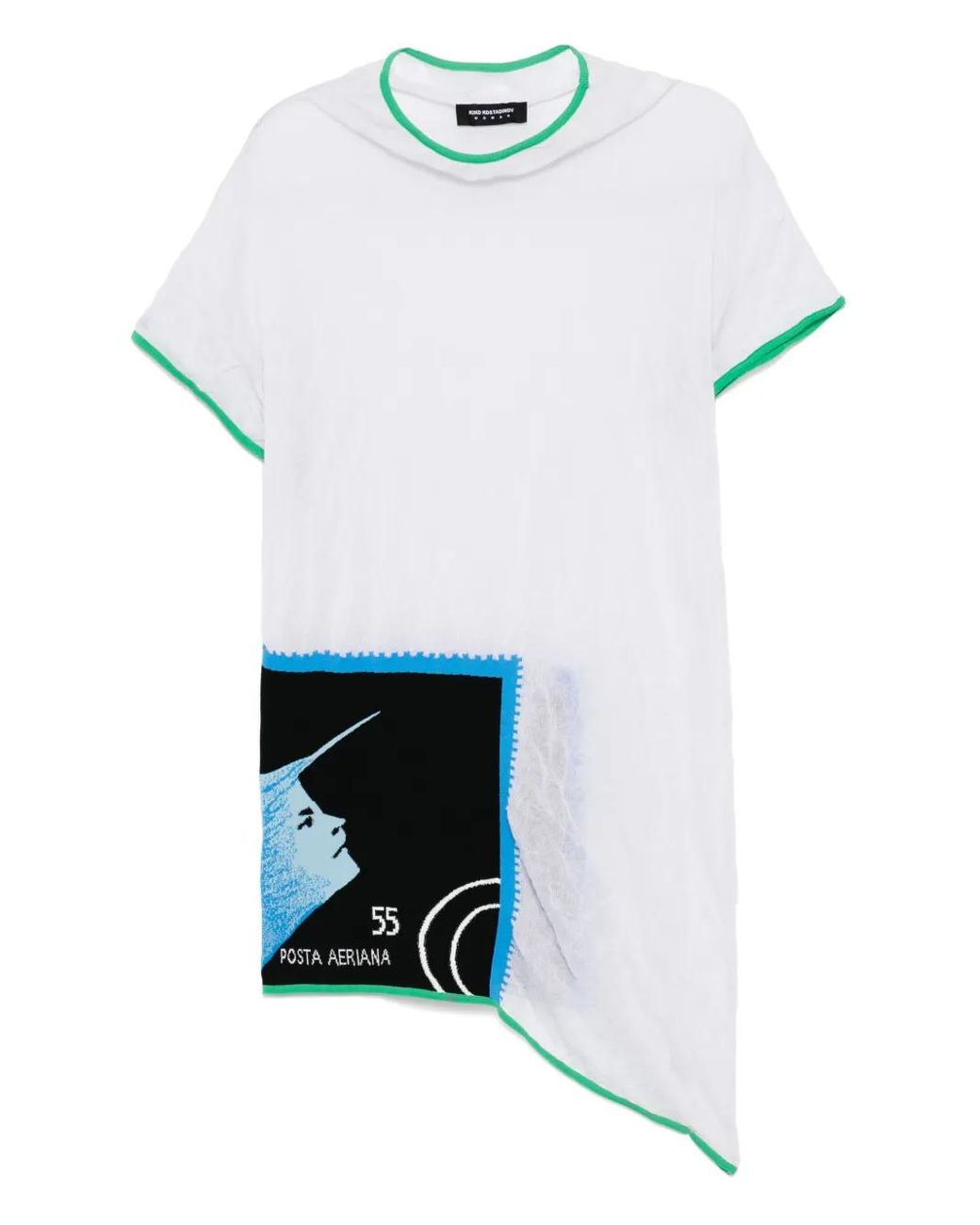 Kiko Kostadinov White Promina Top