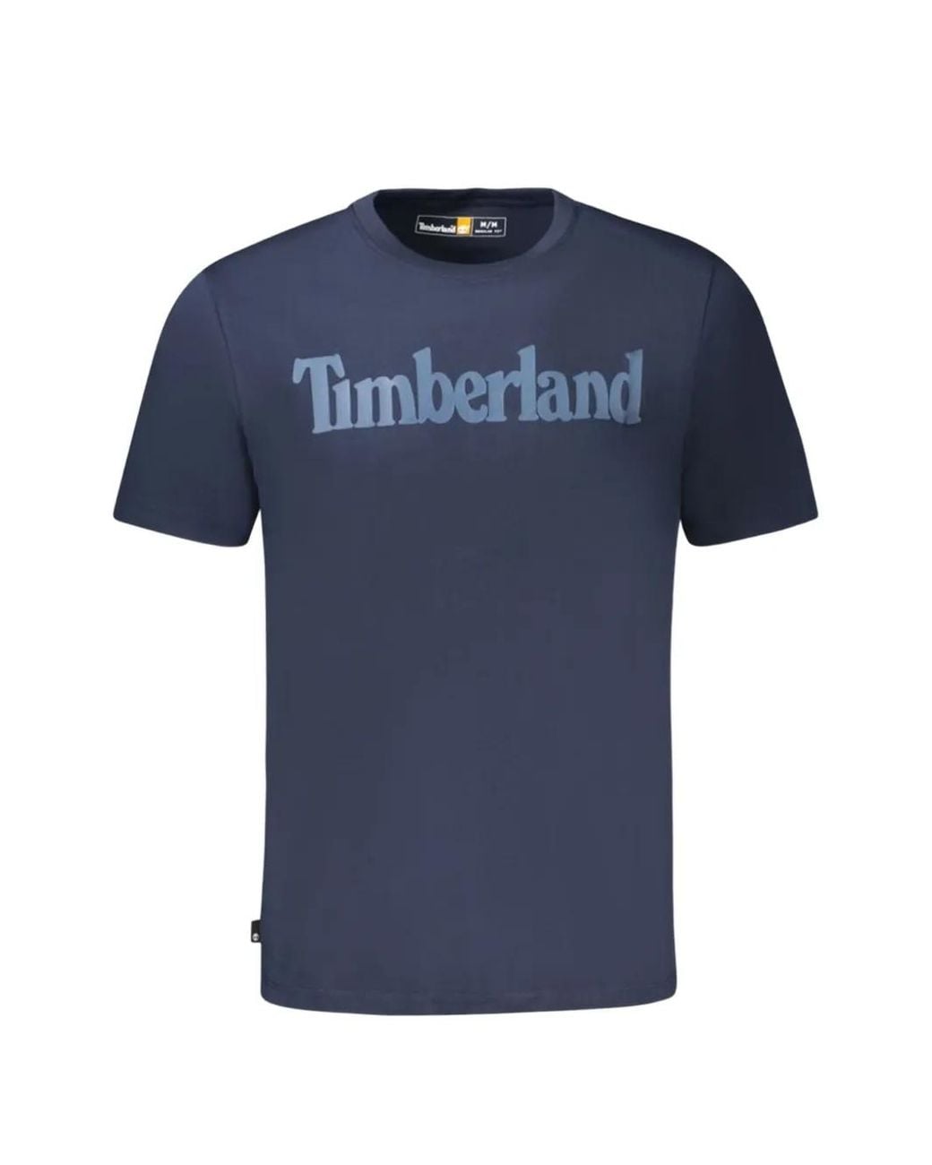 Timberland Blue T-Shirt À Logo Imprimé for men