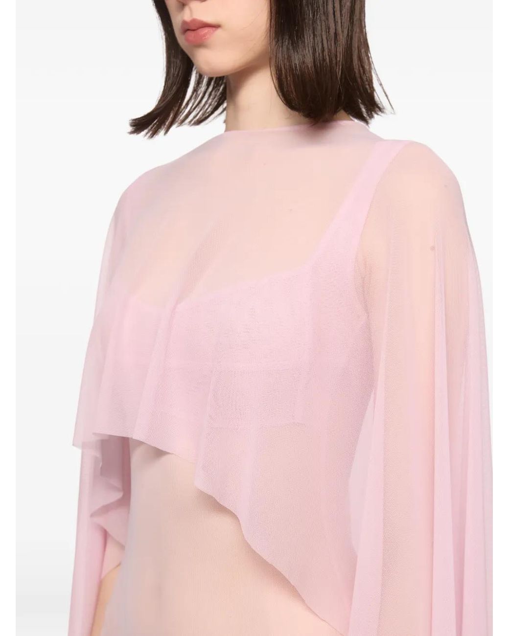 Atu Body Couture Pink Cape À Volants