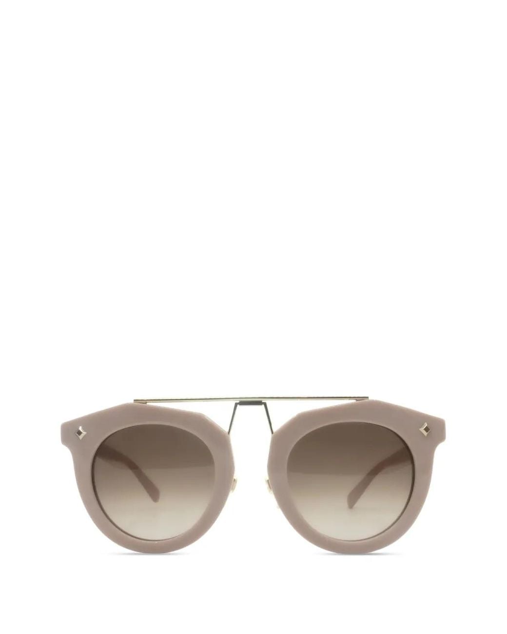 MCM Pink Geometric-Frame Sunglasses for men