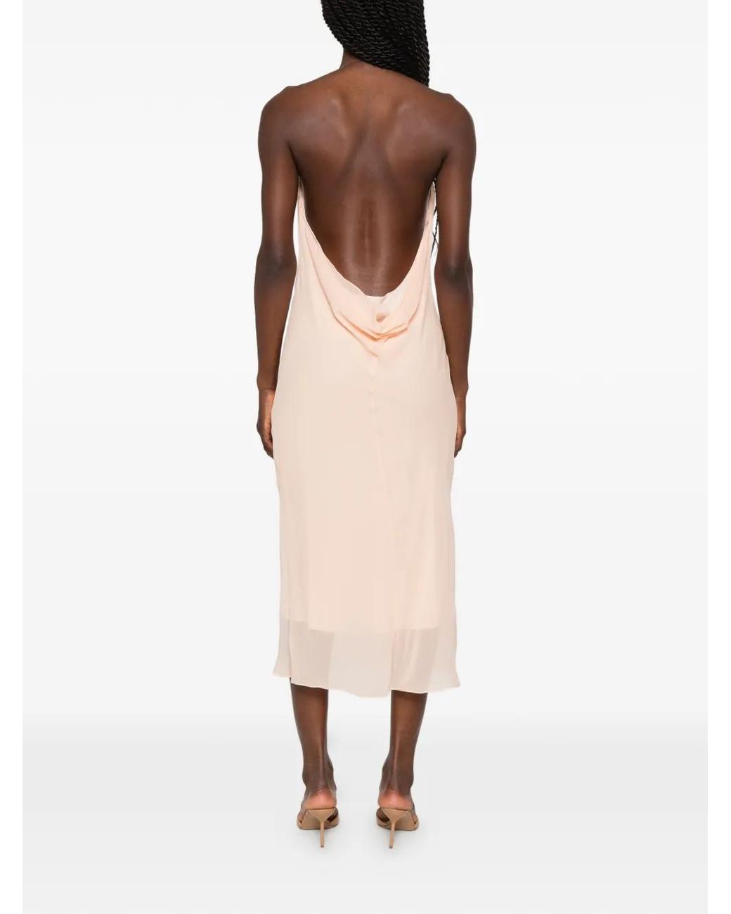 Mugler White Illusion Dress