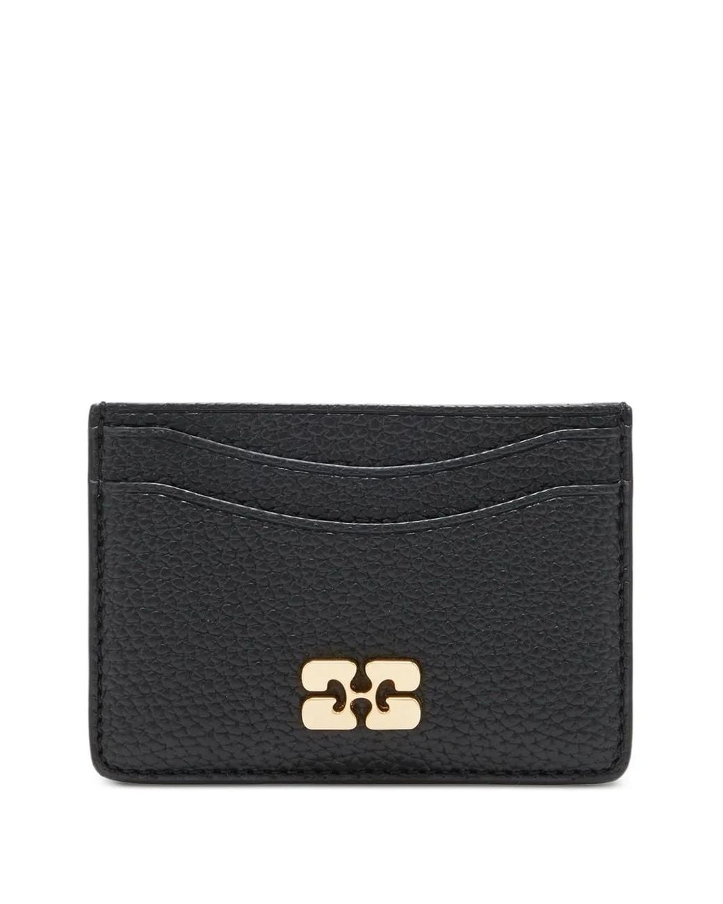 Ganni Black Bou Logo Card Holder