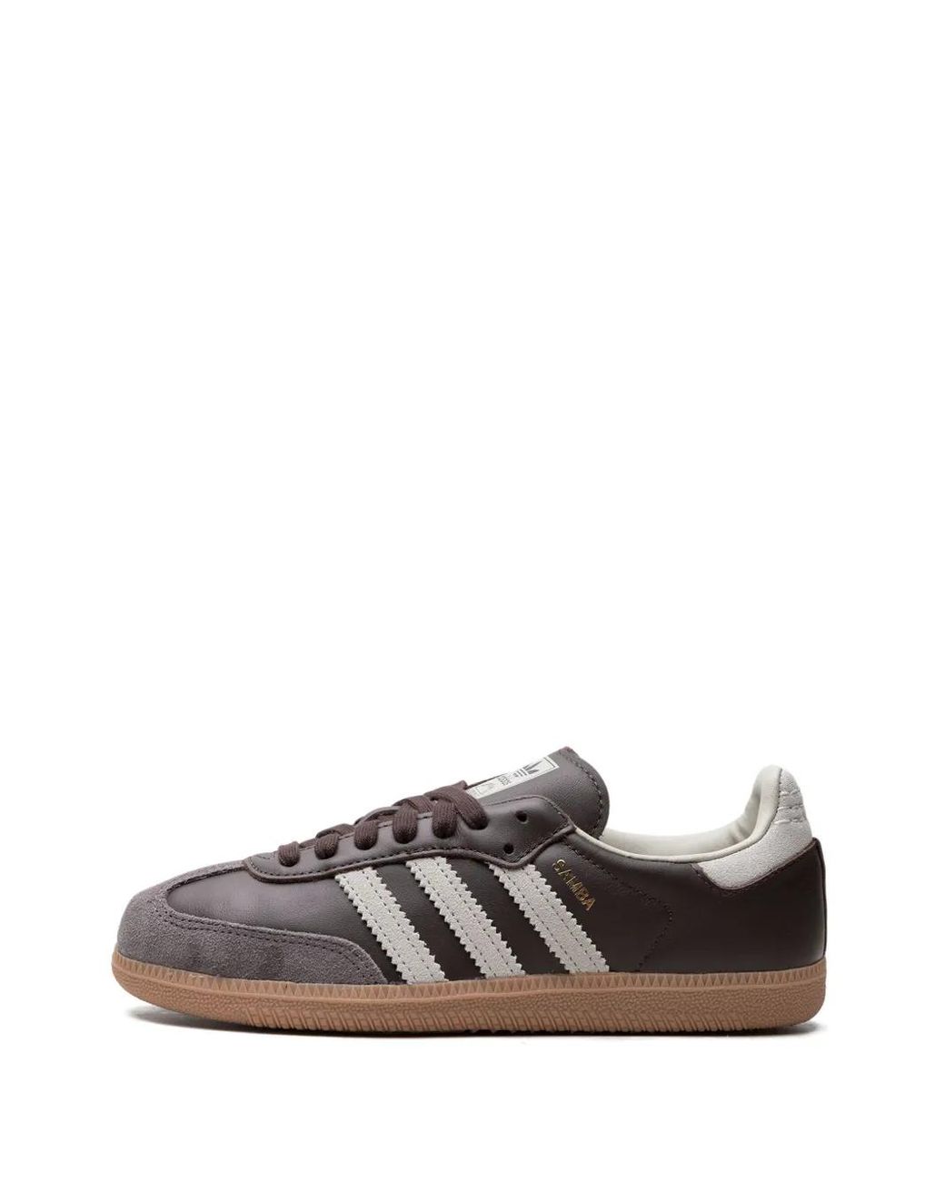 Adidas Brown Samba Og Stripe Sneakers for men