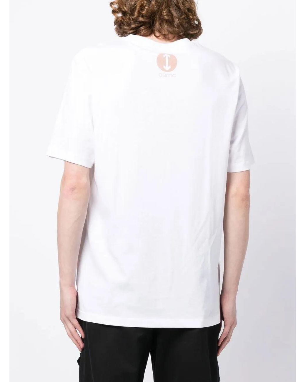OAMC Blue Logo-Print T-Shirt for men