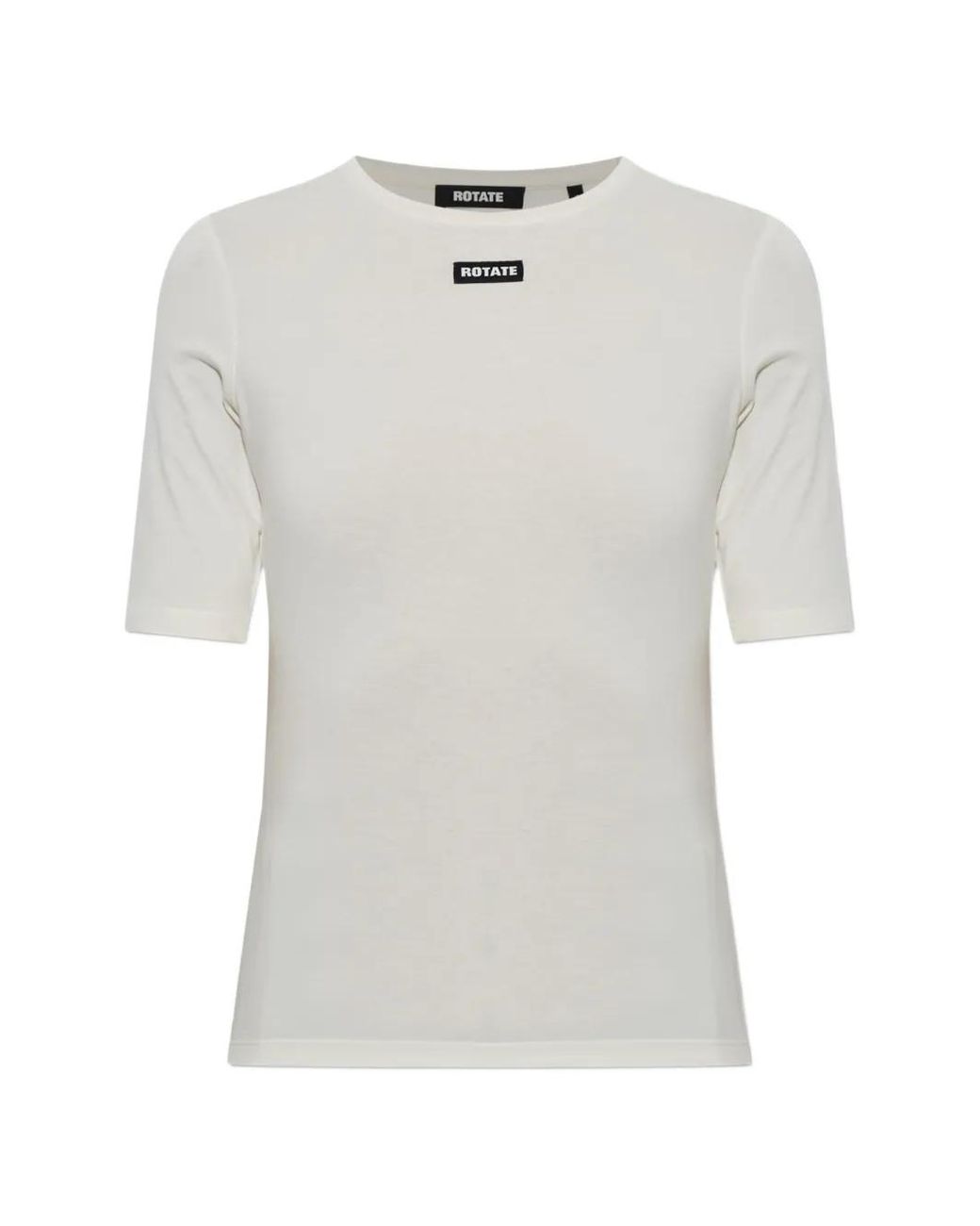 ROTATE BIRGER CHRISTENSEN White Short Sleeve T-Shirt Bright