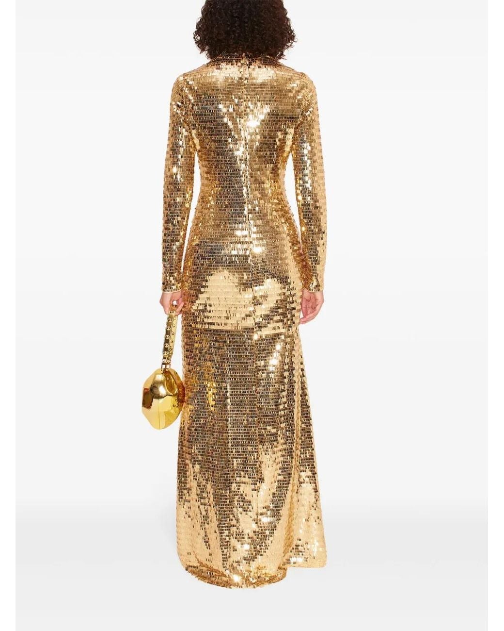 Simon Miller Metallic Sculpty Maxi Dress