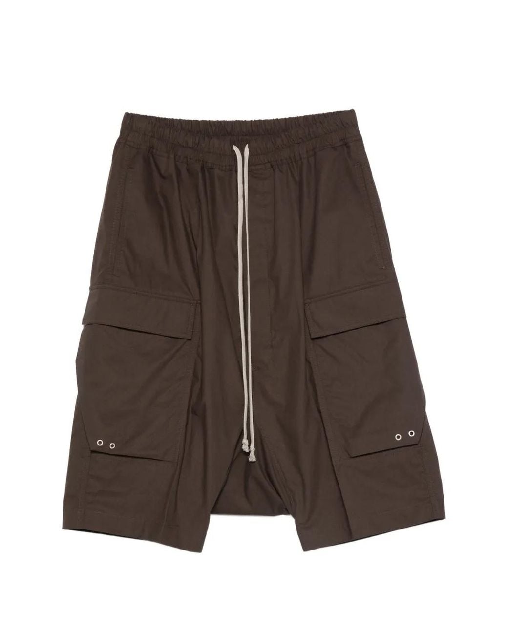 Rick Owens Brown Pods Cargo Trousers for men