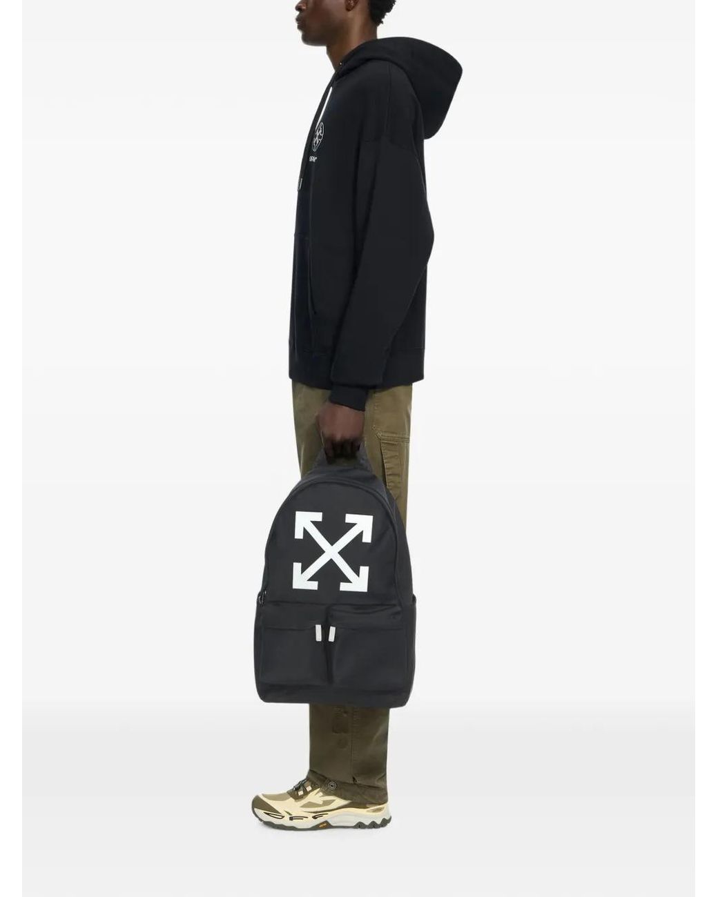 Off-White c/o Virgil Abloh Black Full Arrow Backpack for men