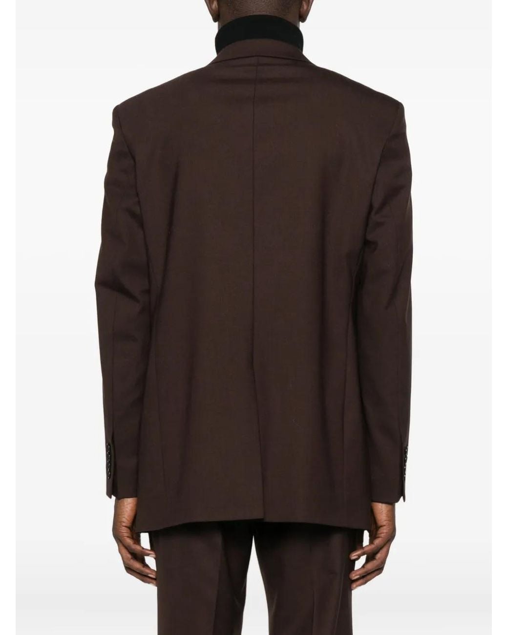 Chaqueta Con Solapas De Muesca Y Tres Botones sunflower de hombre de color Black