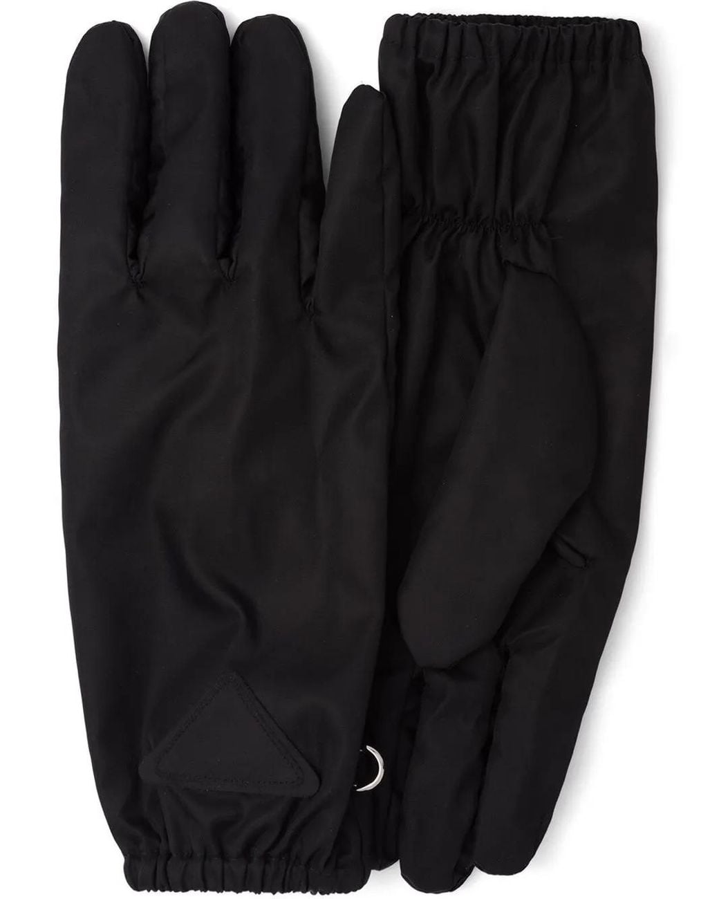 Prada Re-Nylon Handschuhe Mit Logo in Black für Herren