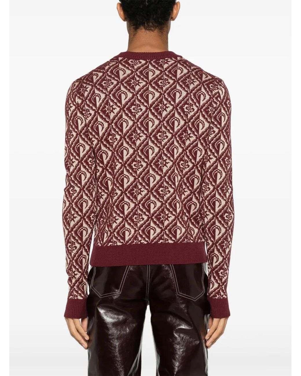 MARINE SERRE Red Sweaters for men