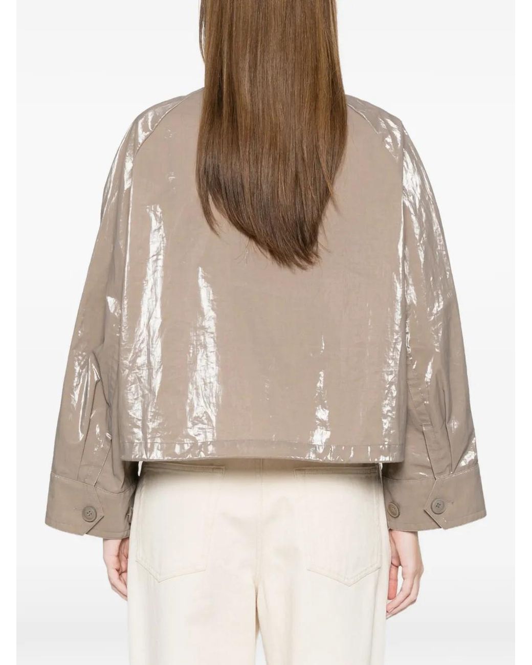 DUNO Natural Button Flap-Pocket Jacket