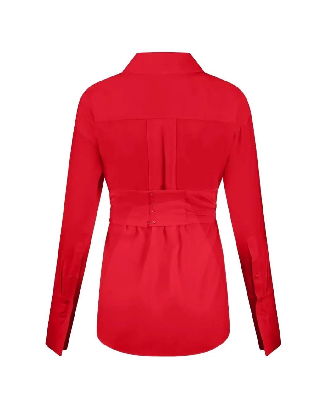 GAUGE81 Red Sabinas Wrap Shirt