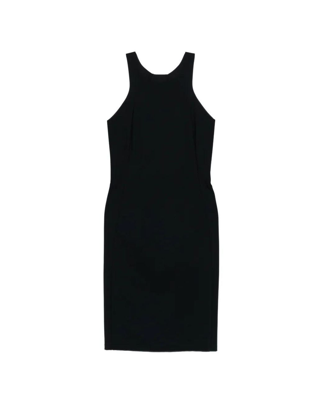 Patrizia Pepe Black Sleeveless Midi Dress
