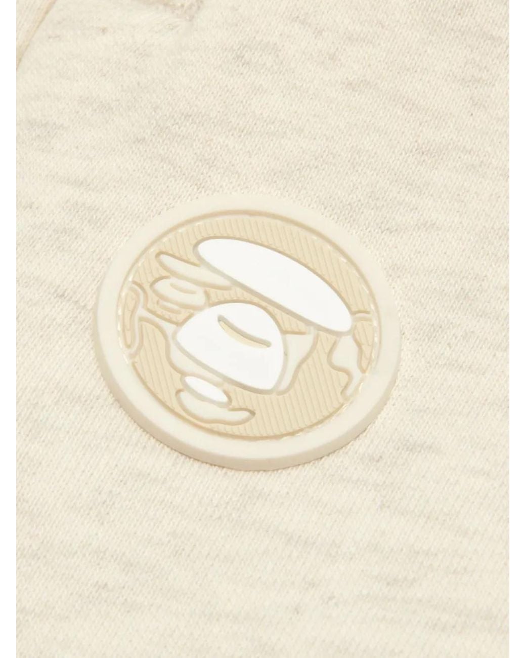 Aape By A Bathing Ape Natural Logo-Patch Track Pants for men