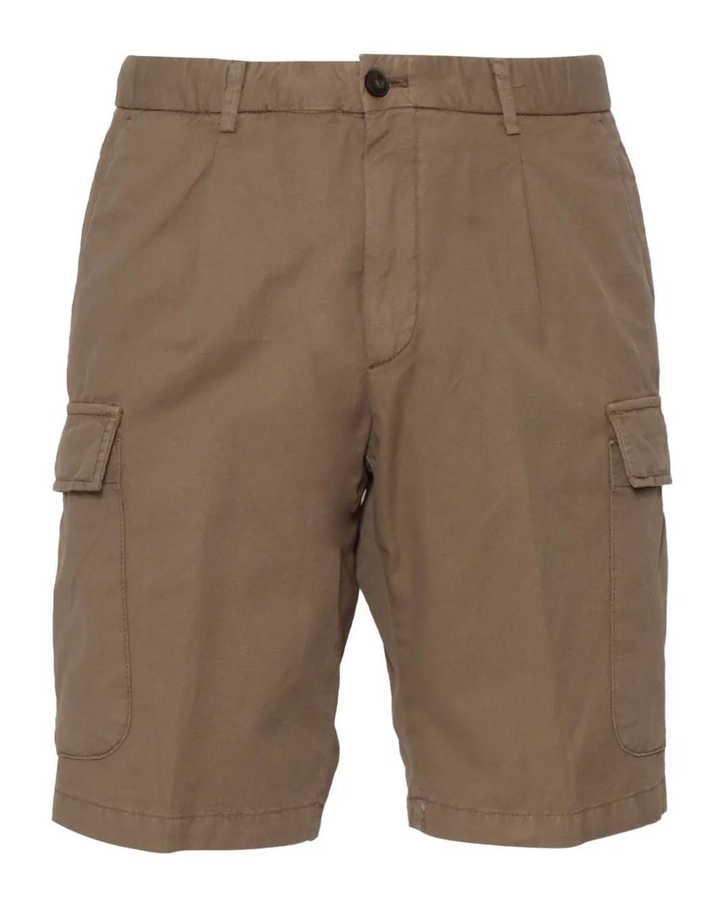 Briglia 1949 Natural Cargo-Pocket Shorts for men
