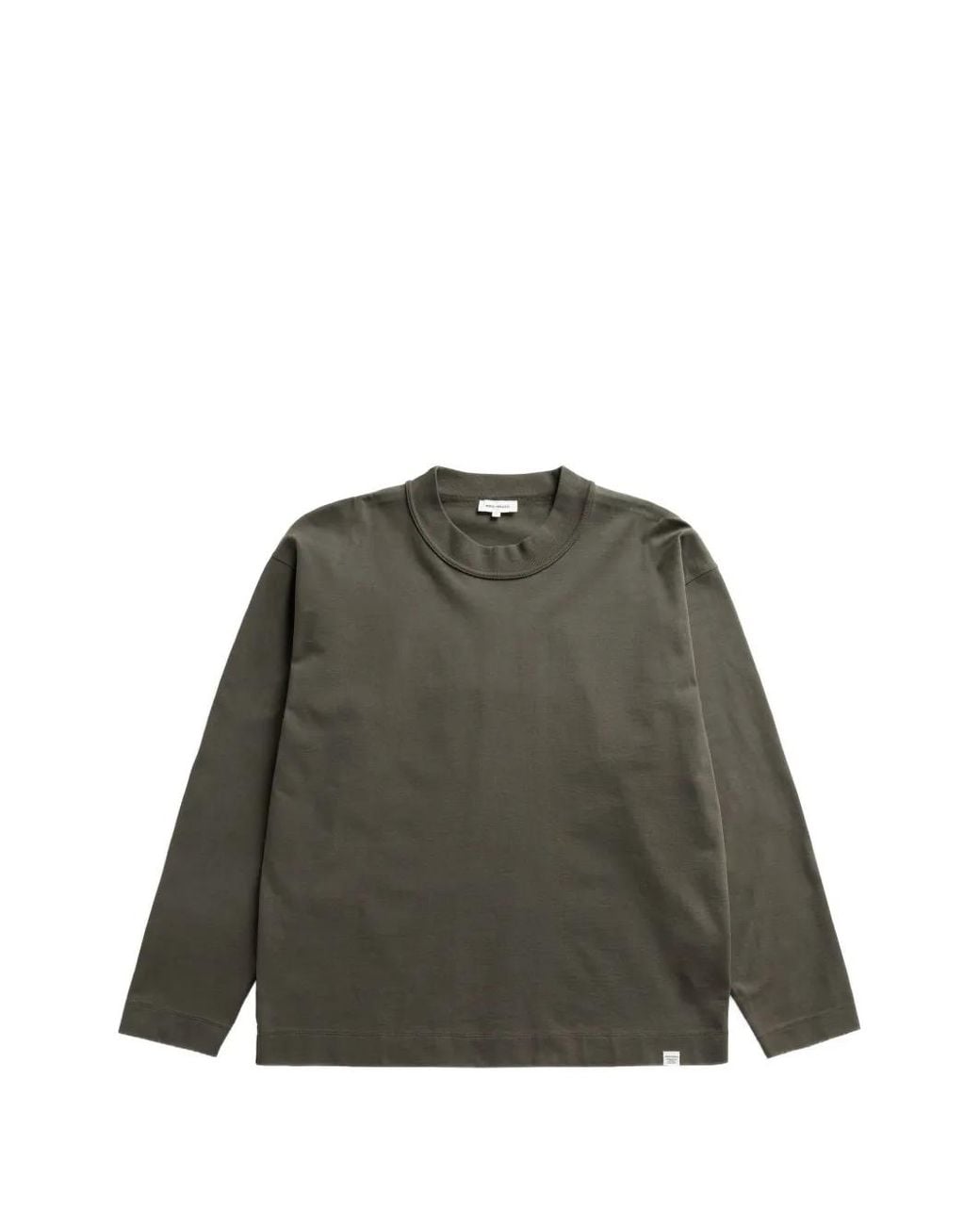 Norse Projects Green Isefjord Long-Sleeved T-Shirt for men