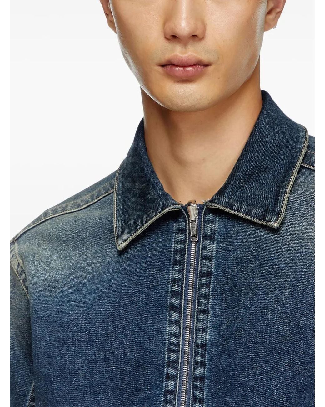 ジャケット・アウター DIESEL D-SIMPLY denim XL DIESEL D-Simply-Re Jacket in Blue for Men | Lyst