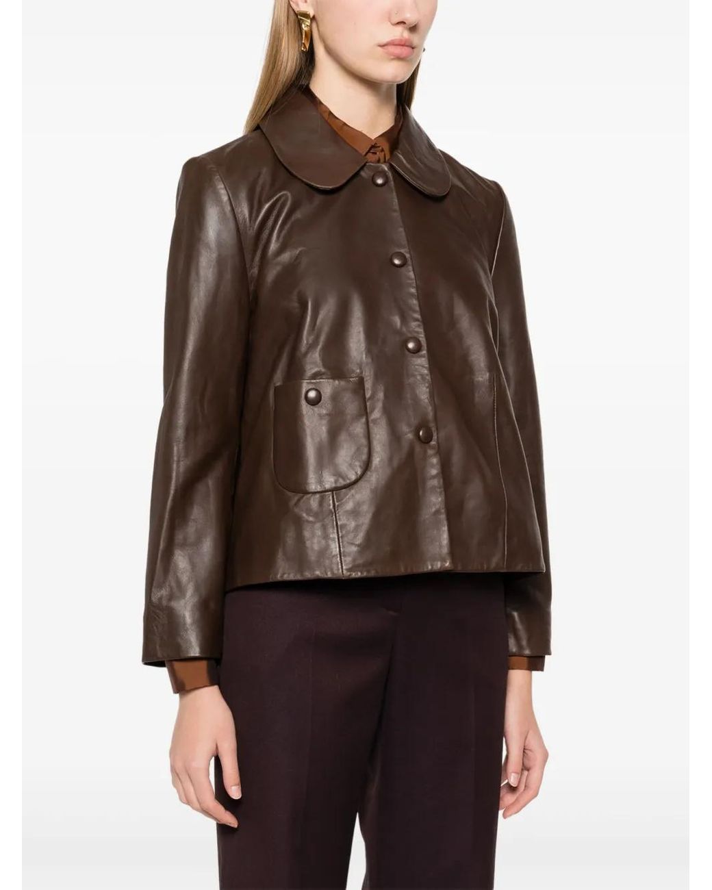 Ba&sh Brown Milos Jacket