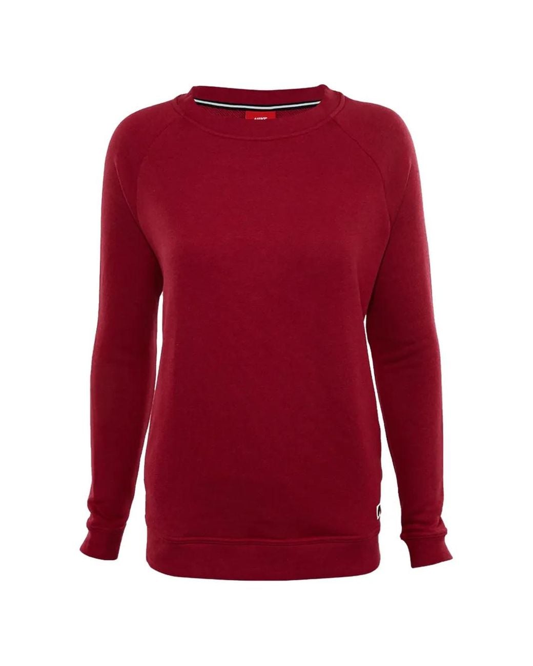 Nike Red Raglan-Sleeve Sweater