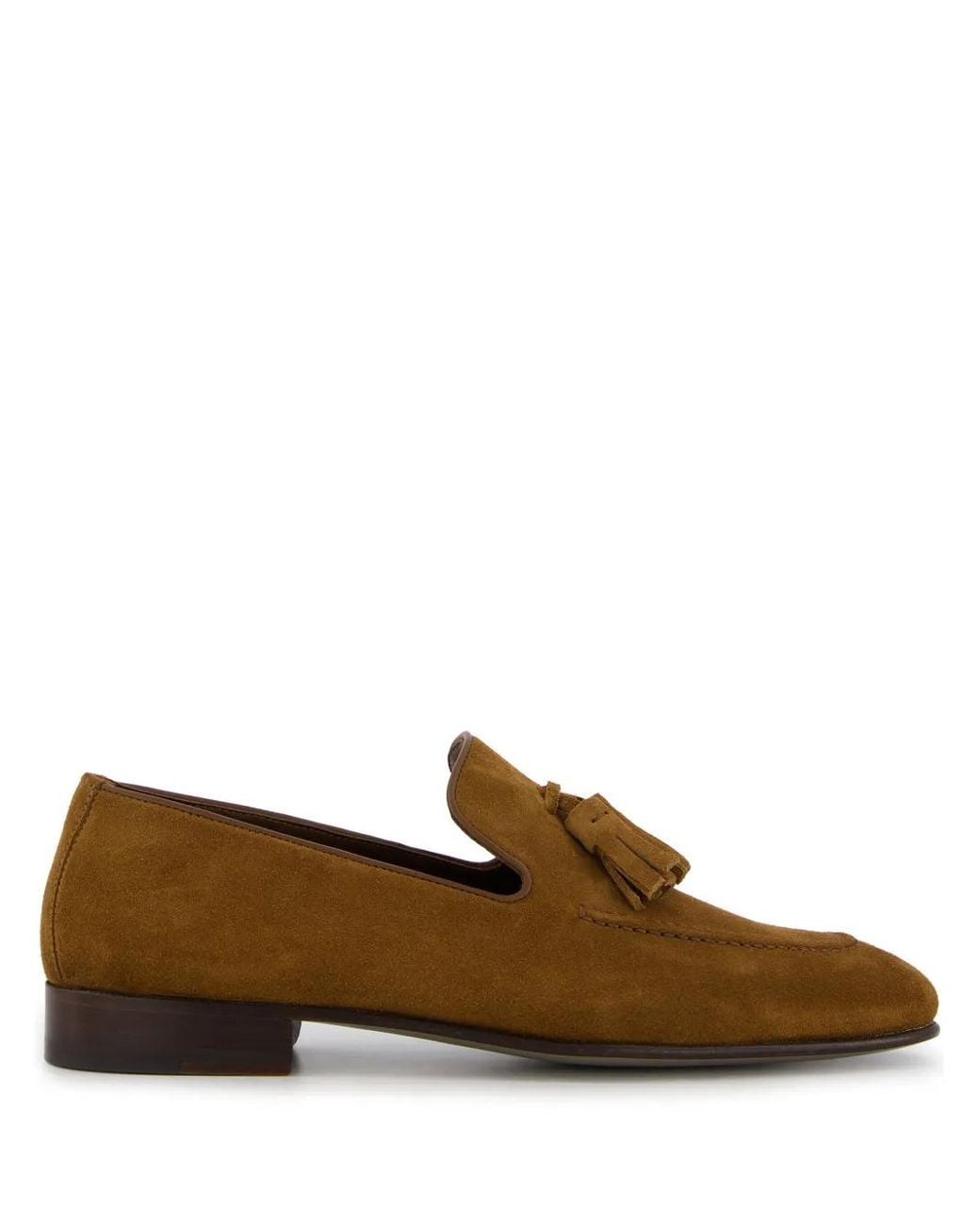 Manolo Blahnik Brown Chester Suede Loafers for men