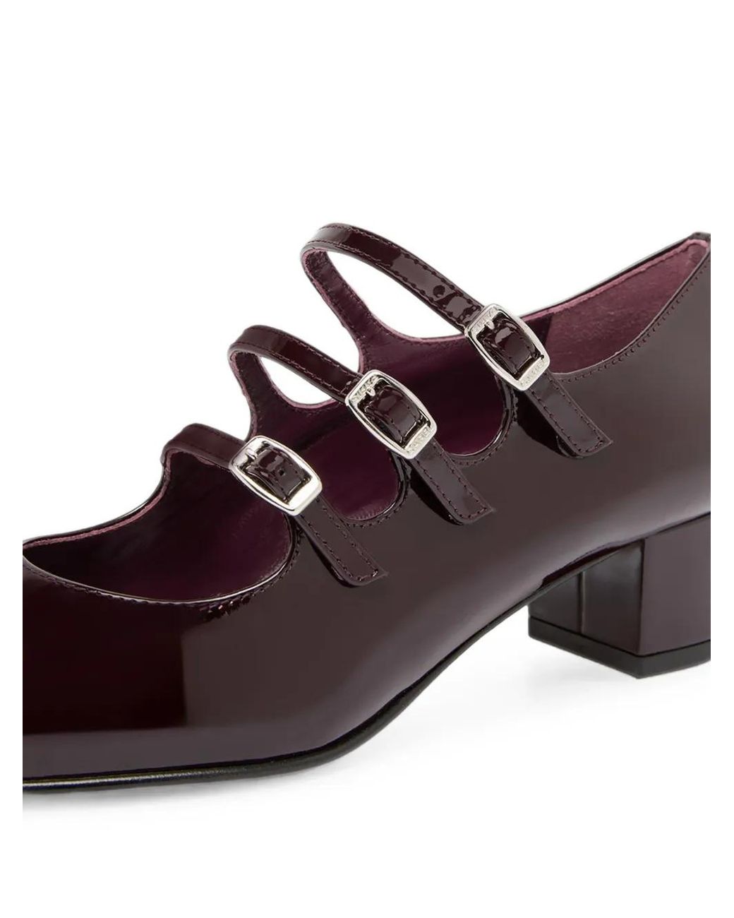 CAREL PARIS Brown 50Mm Kina Buckled Pumps