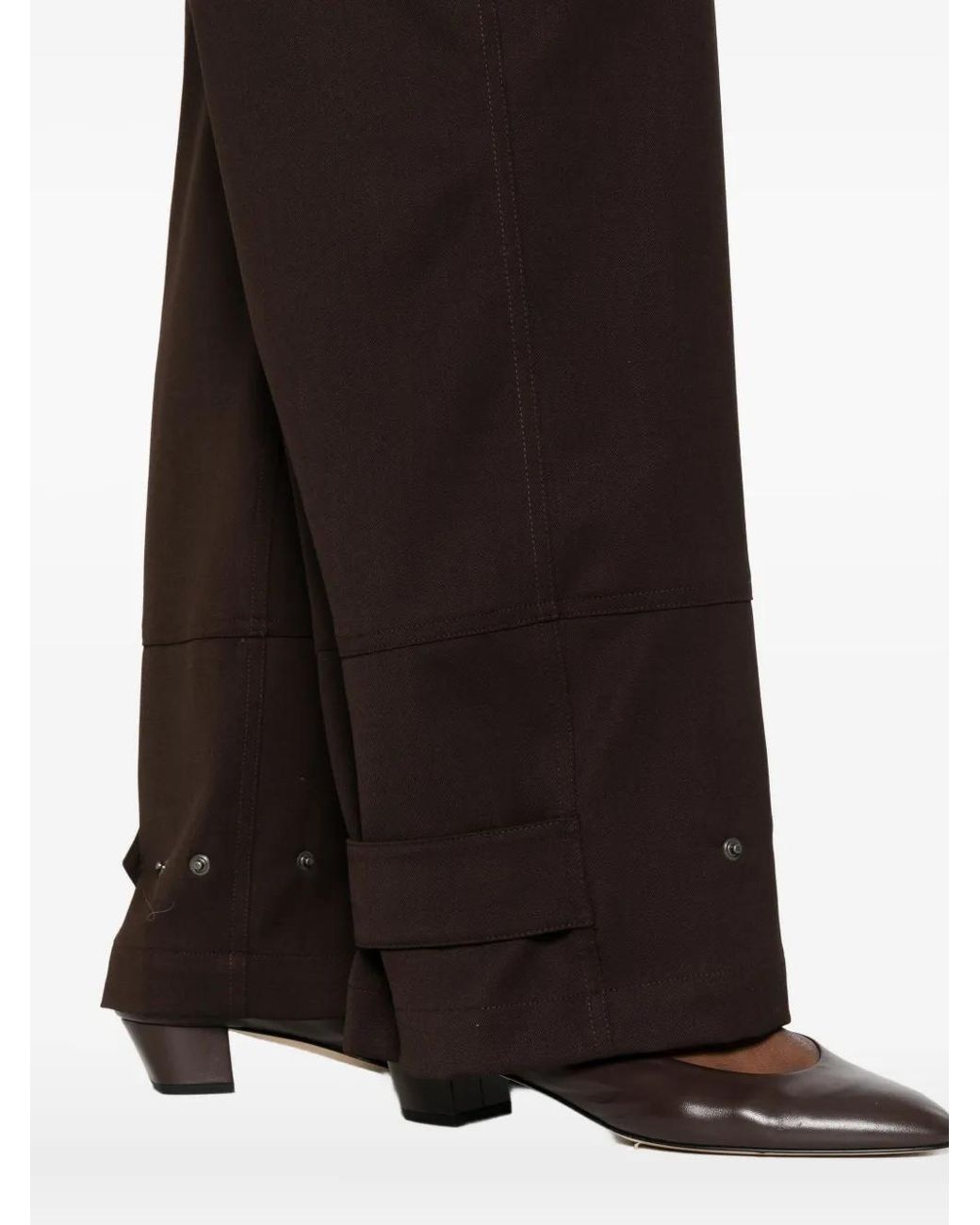 PT Torino Black Cargo Studded Trousers