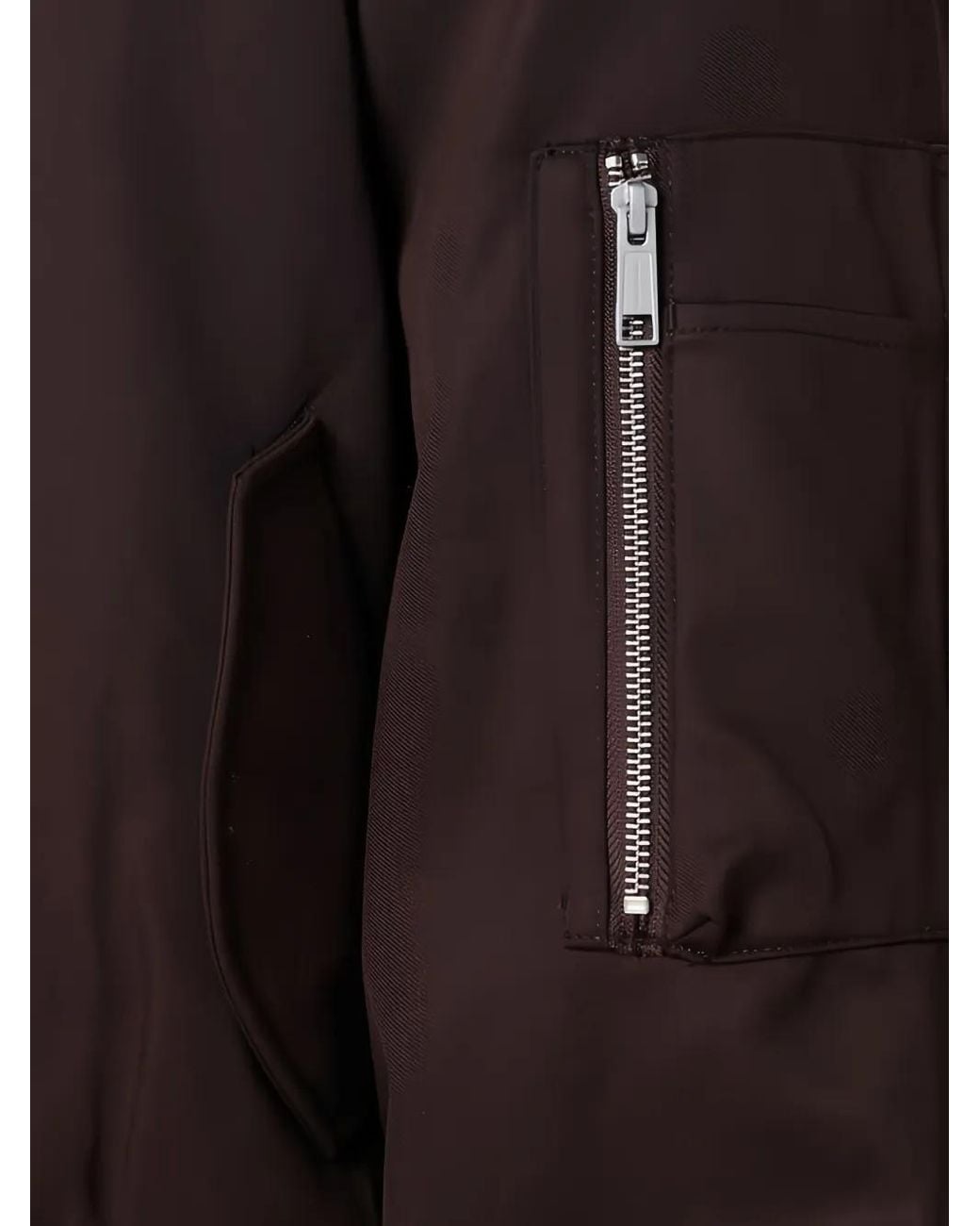 Entire studios Brown Zip-Pocket Bomber Jacket for men