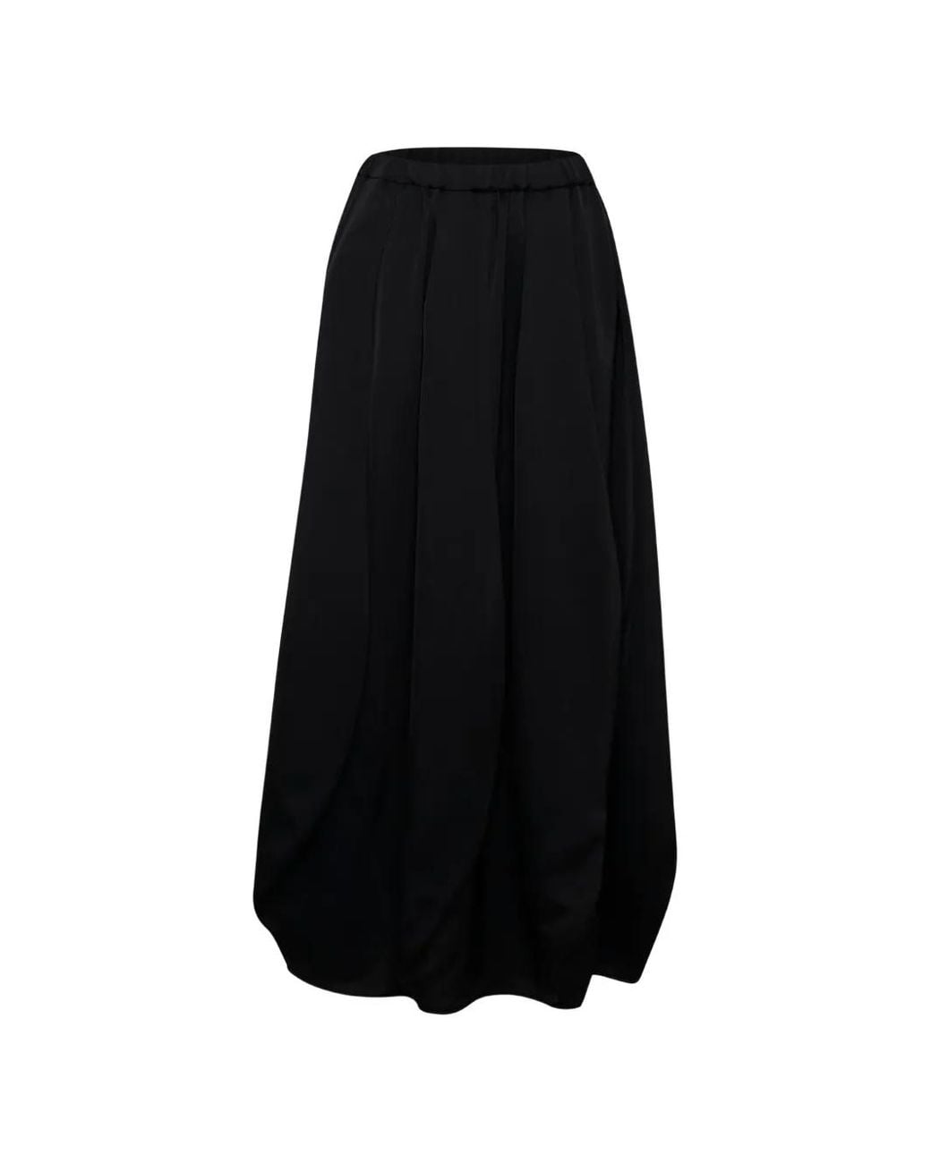Enfold Black Umbrella Maxi Skirt