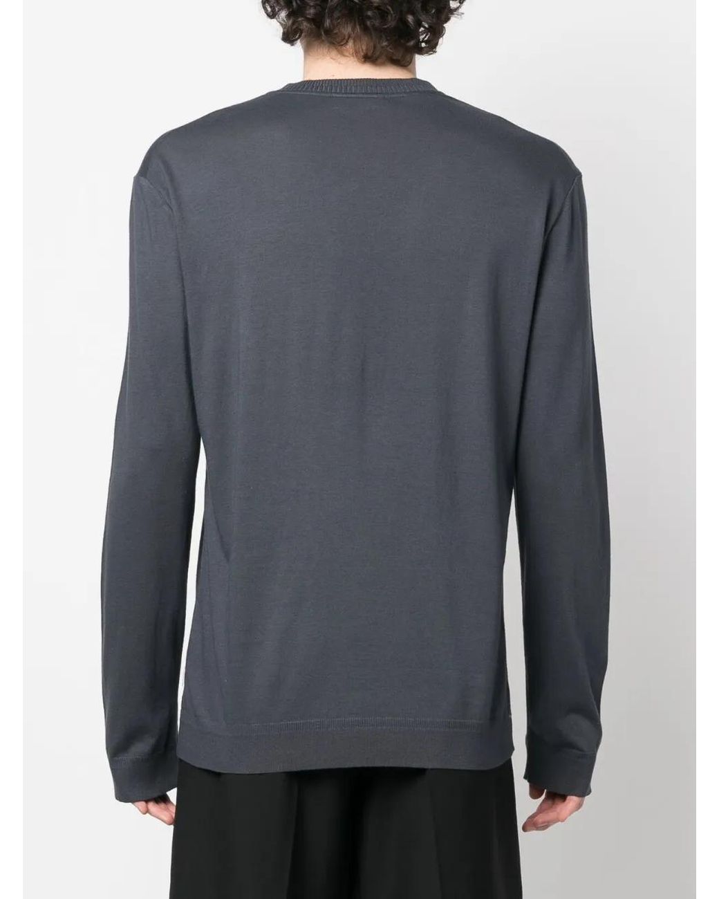 Orlebar Brown Blue Plain Short-Button Jersey for men
