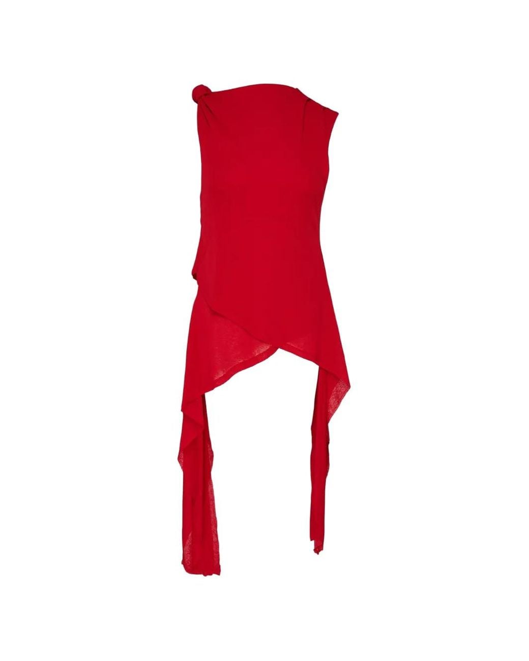 Ganni Red Top
