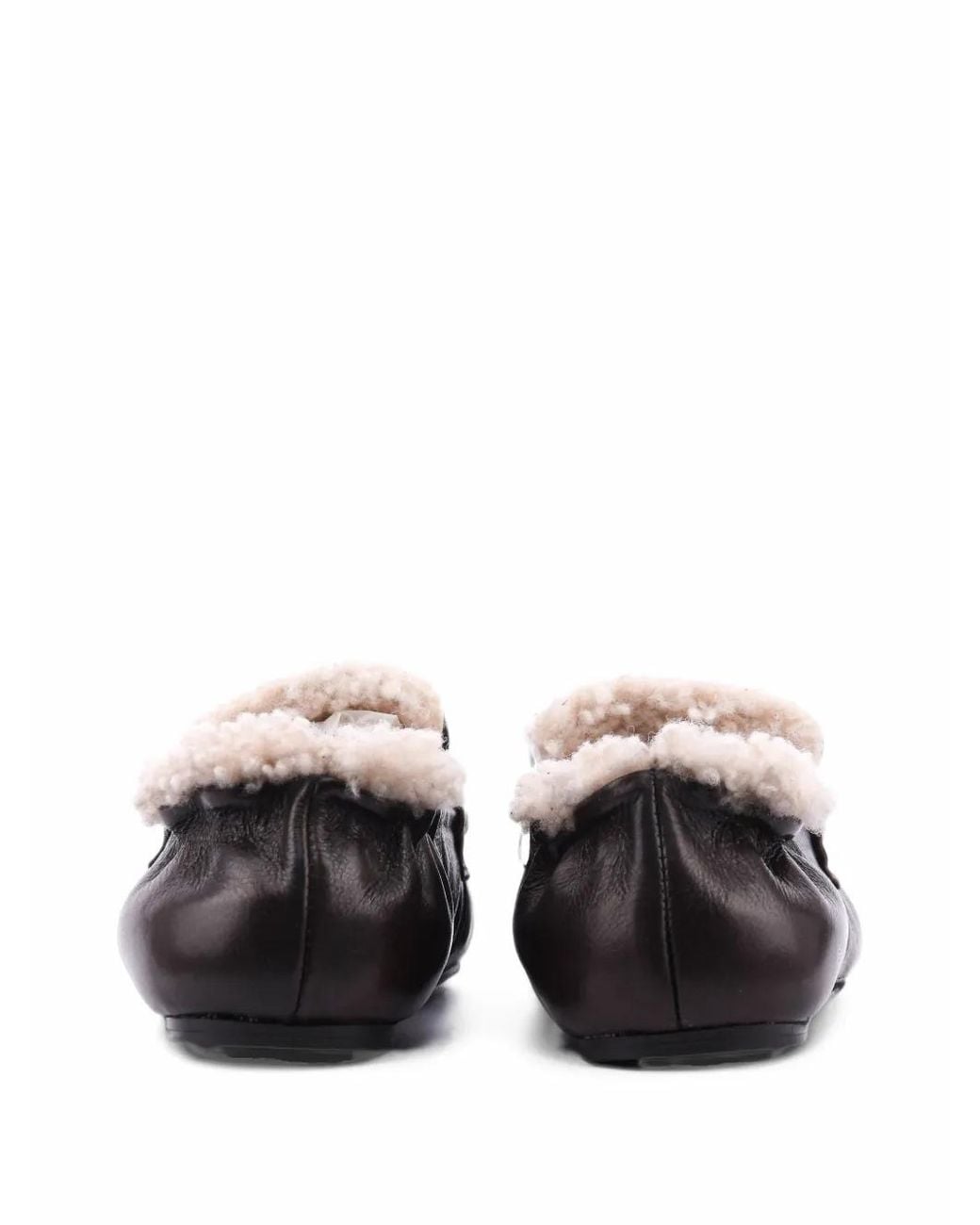 Toral Shoes White Paige Snow Leather Loafers
