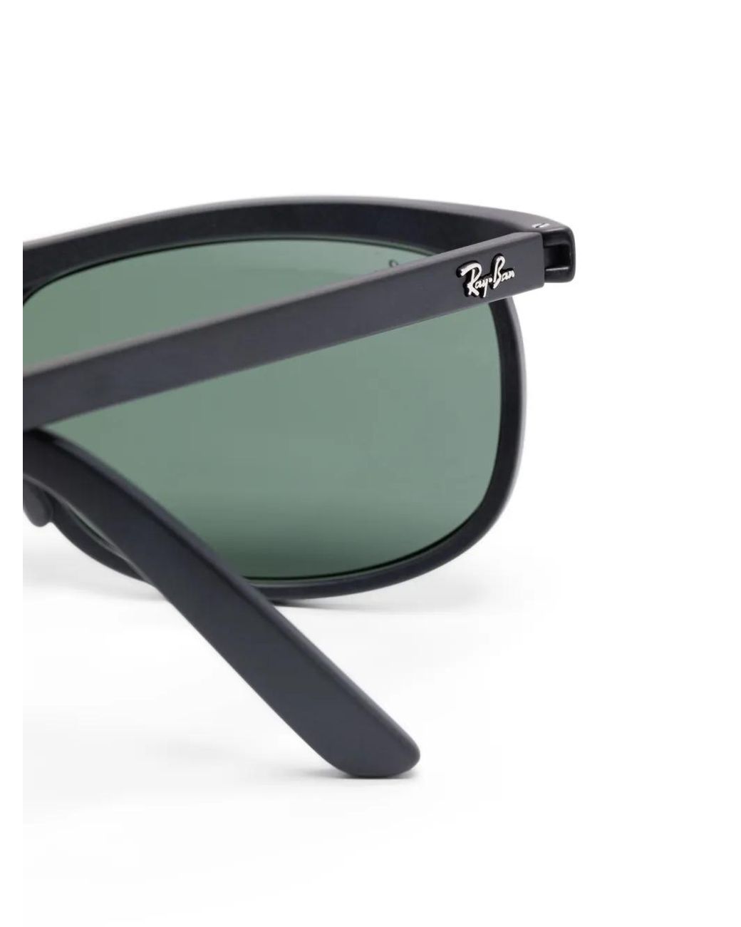 Ray-Ban Gray Rectangular-Frame Sunglasses