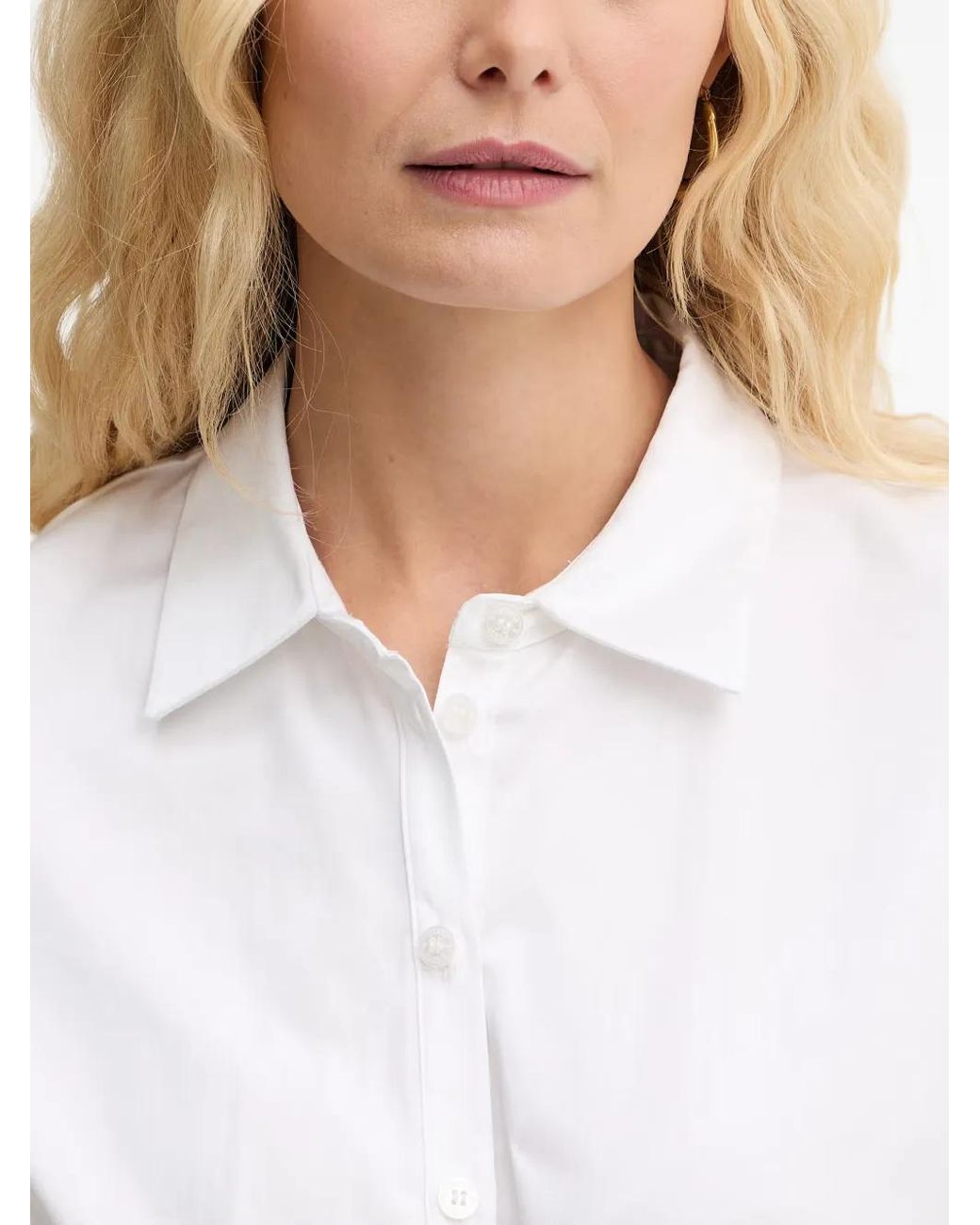 Chemise À Design Structuré Guess en coloris White