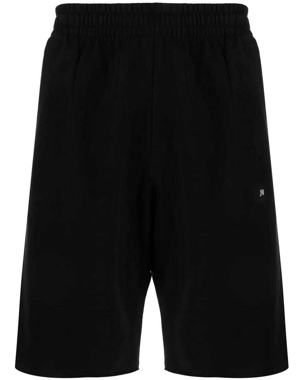 Off-White c/o Virgil Abloh Black Wave Diag-print Track Shorts for men