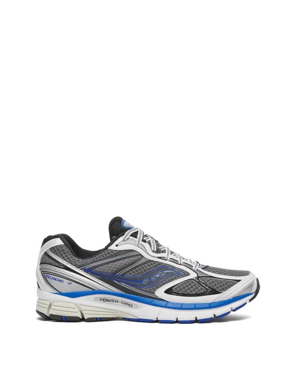 Saucony Blue Progrid Guide 7 Panelled Sneakers for men