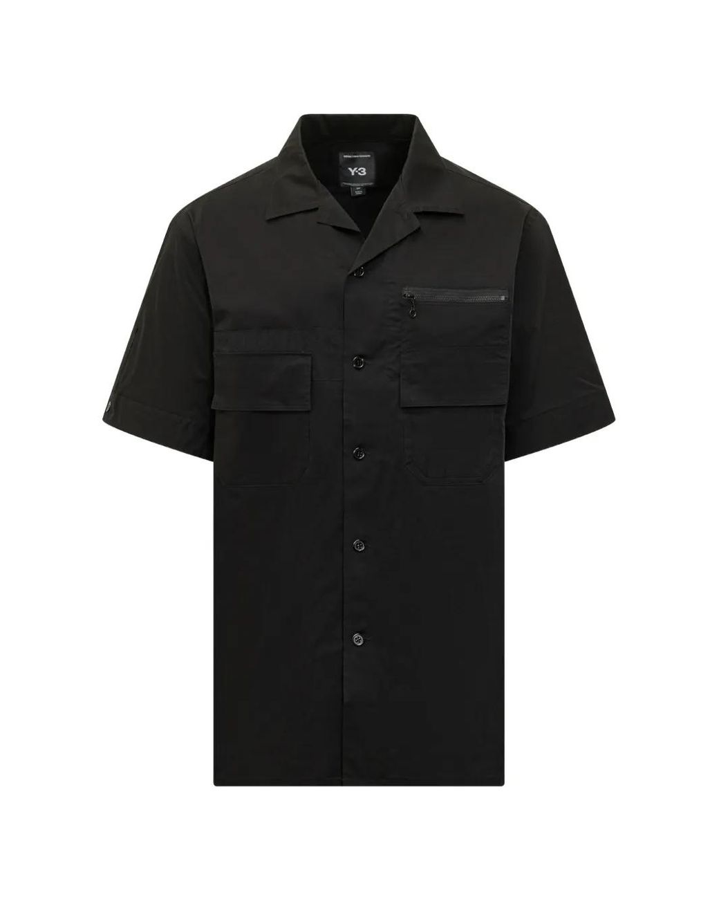 Y-3 Black Ut Shirt Ss for men