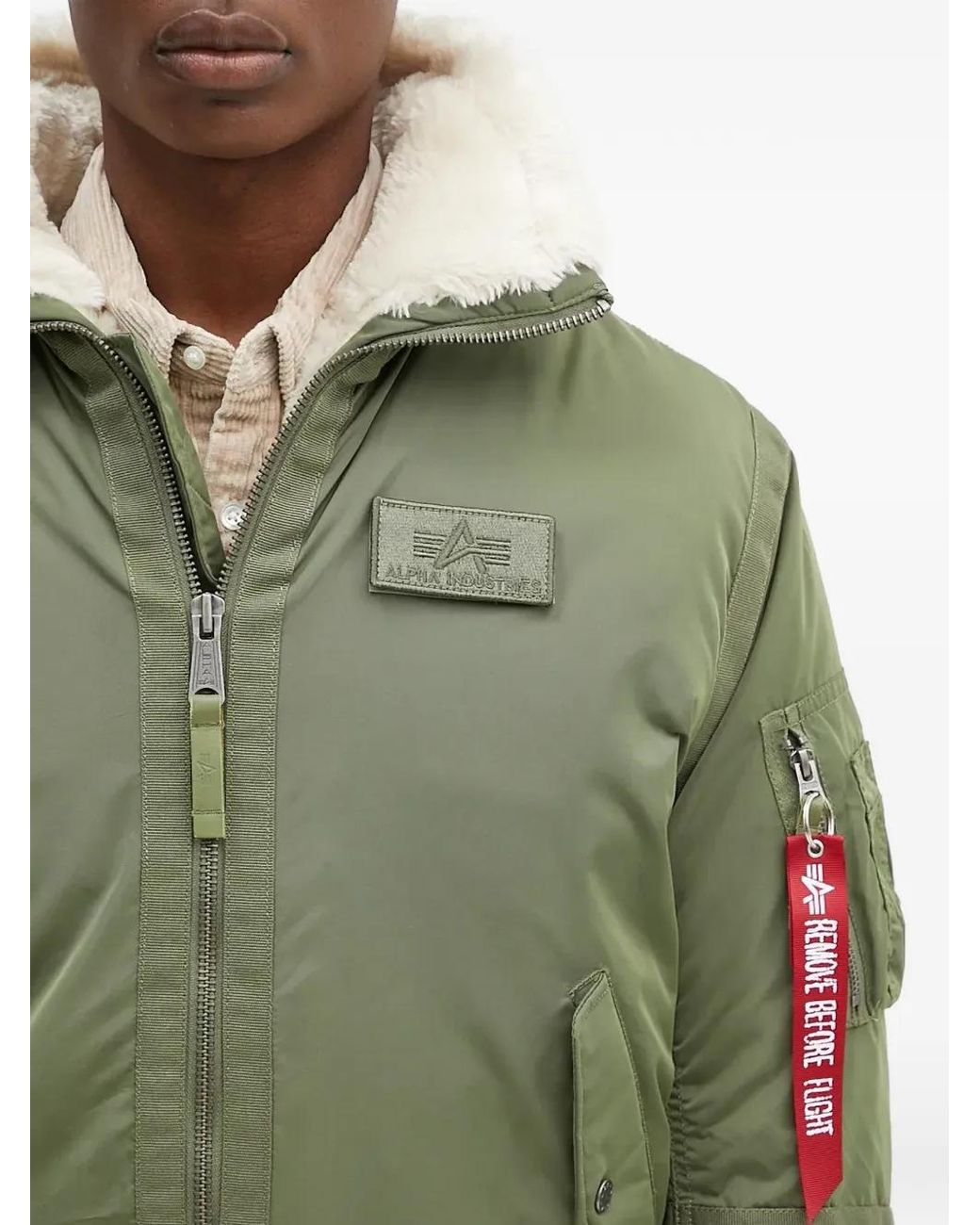 Alpha Industries Green Bomber Jacket for men